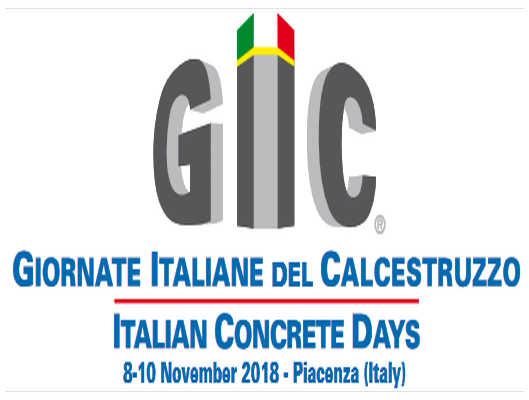 Giornate Italiane del Calcestruzzo 2018, Piacenza 8 - 10 novembre 2018
