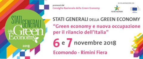 6 e il 7 novembre a Ecomondo gli Stati Generali della Green Economy 2018