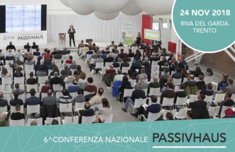 VI conferenza nazionale Passivhaus, Riva del Garda, 24 novembre 2018