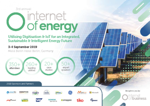 Internet of Energy 2019, Berlino, 3 – 4 settembre 2019