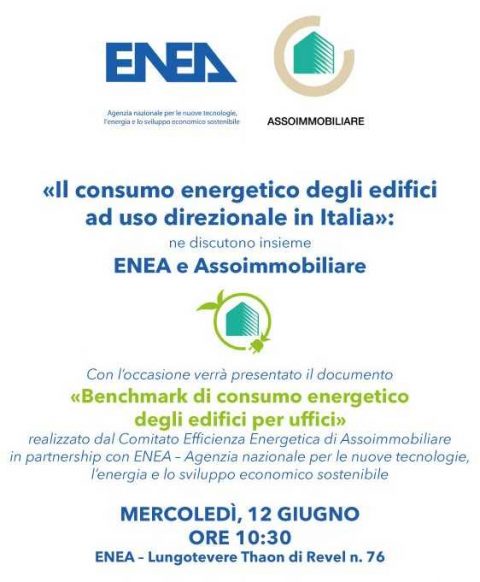 Il consumo energetico degli edifici direzionali in Italia, Roma, 12 giugno 2019