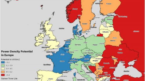 52,5 TW di potenziale eolico onshore in Europa