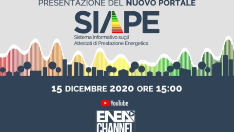 Presentazione portale SIAPE, 15 dicembre 2020 ore 15