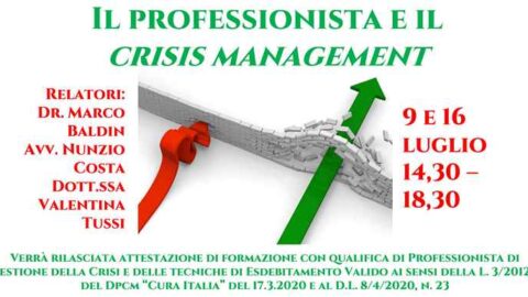 Il professionista e la gestione delle crisi