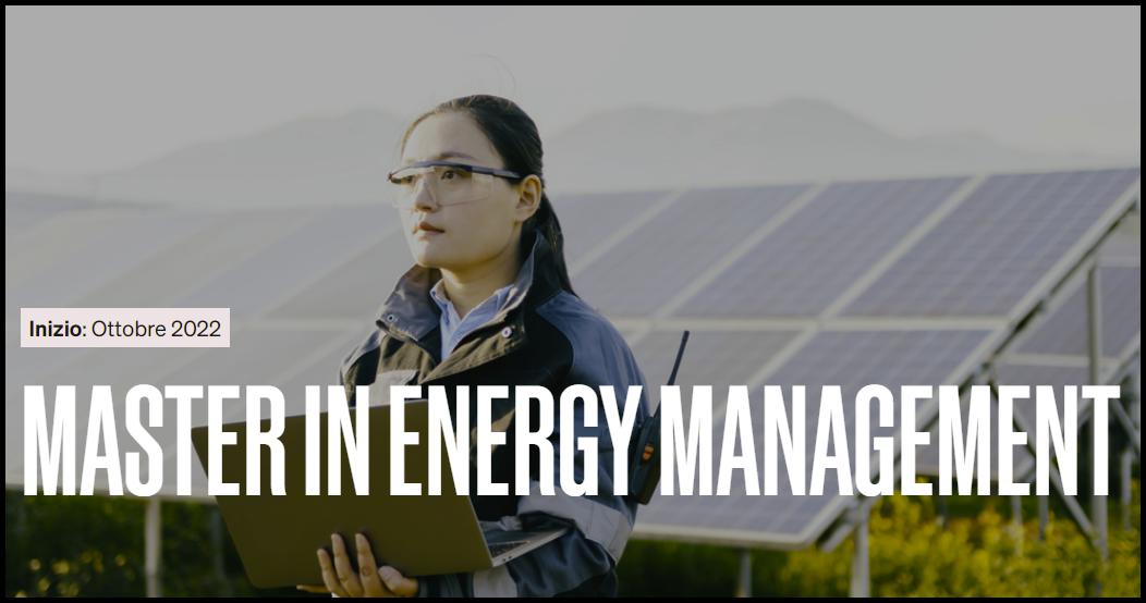 Polimi Master Energy Management 2022