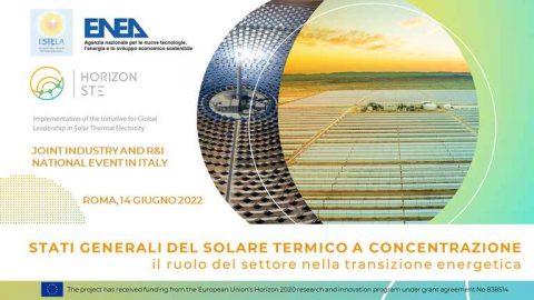 Stati Generali del Solare Termico a Concentrazione, Roma, 14 giugno 2022