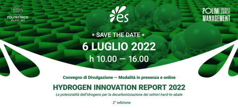 Hydrogen innovation Report, Milano 6 luglio 2022