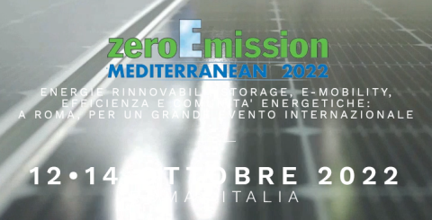 ZEROEMISSION MEDITERRANEAN, Roma 12-14 ottobre 2022