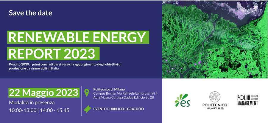 Convegno Renewable Energy Report 2023