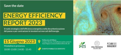 Energy Efficiency Report 2023, Milano 15 GIUGNO 2023 – 10:00 / 15:30